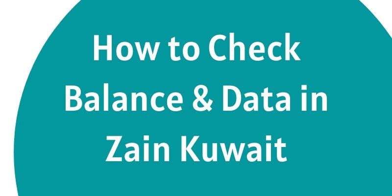 How to check zain balance