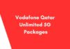 Vodafone Qatar Unlimited 5G Packages